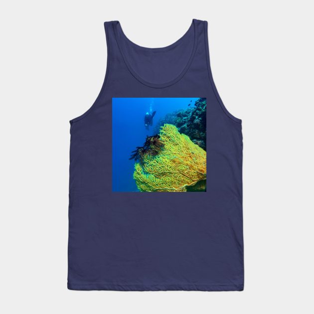 Sea Fan Coral Tank Top by likbatonboot